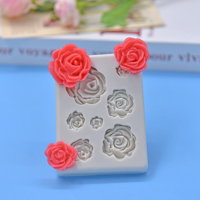 Rose Shaped Silicone Mold, Flower Shaped DIY Mold, DIY Candle Soap Making Mold, Soap Making Tool