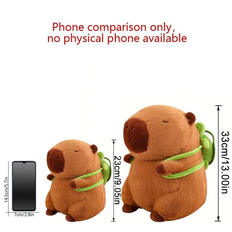 Capybara plush toys, cute simulated plush toys, soft animal decoration for family sofa and bed, pet plush, bedroom decoration