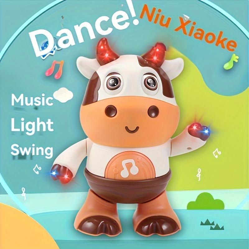 Interactive Singing & Dancing Cow Robot Toy with Music and Lights - Perfect for Boys & Girls, Ideal Christmas or Halloween Gift