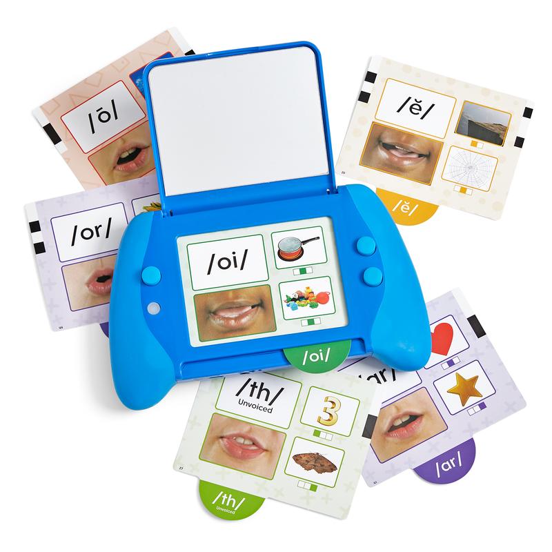 hand2mind Mirror My Sounds Phoneme Set, Phonemic Awareness, Phonics Games, Letter Sounds, Phonics Flash Cards, Speech Therapy Materials, Phonics for Kindergarten, Toys That Help with Speech