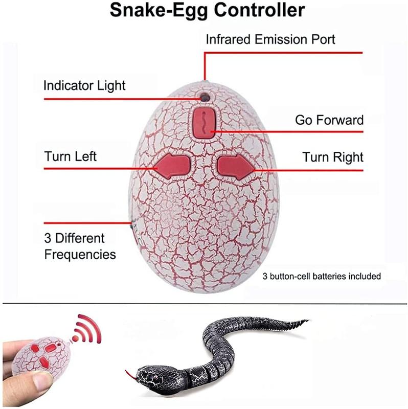 Remote Control Animal Snake Toy RC&Robot Electric Snake Toy Fast Moving of Fake Rattlesnake toys