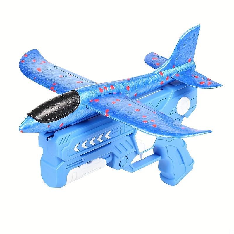 Airplane Shooter Toy, 1 Count Bubble Plane Launcher with 1 Count Random Color Aircraft, Outdoor Shooting Toy for Kids