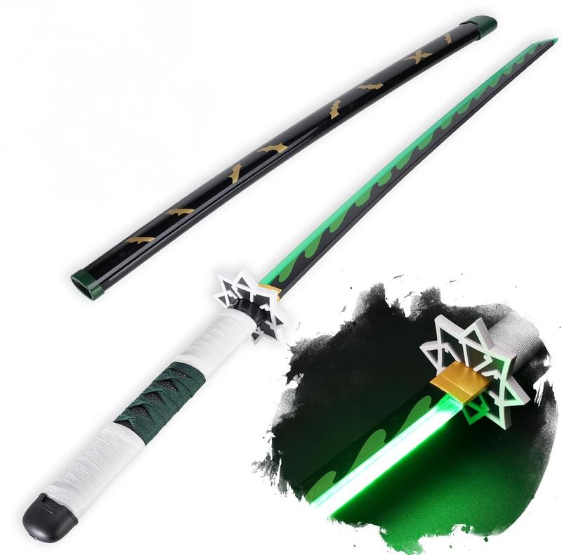 Swords Republic Light Up One Piece Demon Slayer Katana Swords - 41-Inch Katana Collectible Gift, Multiple Styles Available