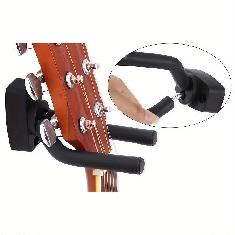 Guitar Wall Mount Hanger, Guitar Hanger, Easy-to-Install Guitar Wall Mount Hanger For All Sizes Of Guitars, Bass, Mandolin, Banjo, And Ukulele