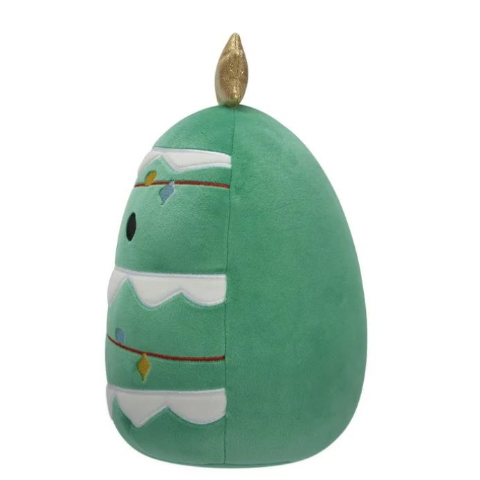 Squishmallows Original 8 inch Johann the Christmas Tree with Snow - Child's Ultra Soft Plush Toy