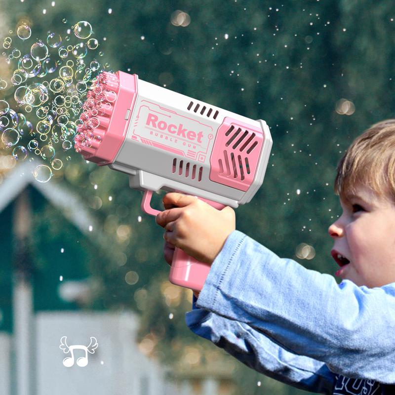 Bubble gun for kids Toddler with bubble liquid, Summer toys for boys and girls 3-8 years