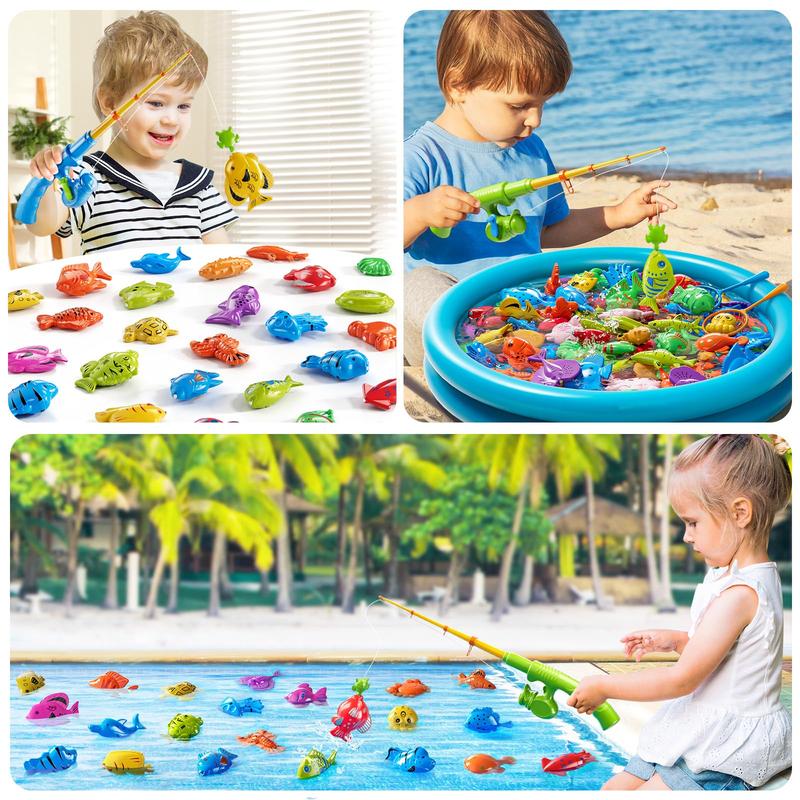 Lodestone Fishing Game Toy , Small Pool Toys for Child,  Water Toys Indoor and Outdoor, Summer Toys for , Gift for Party and Holiday