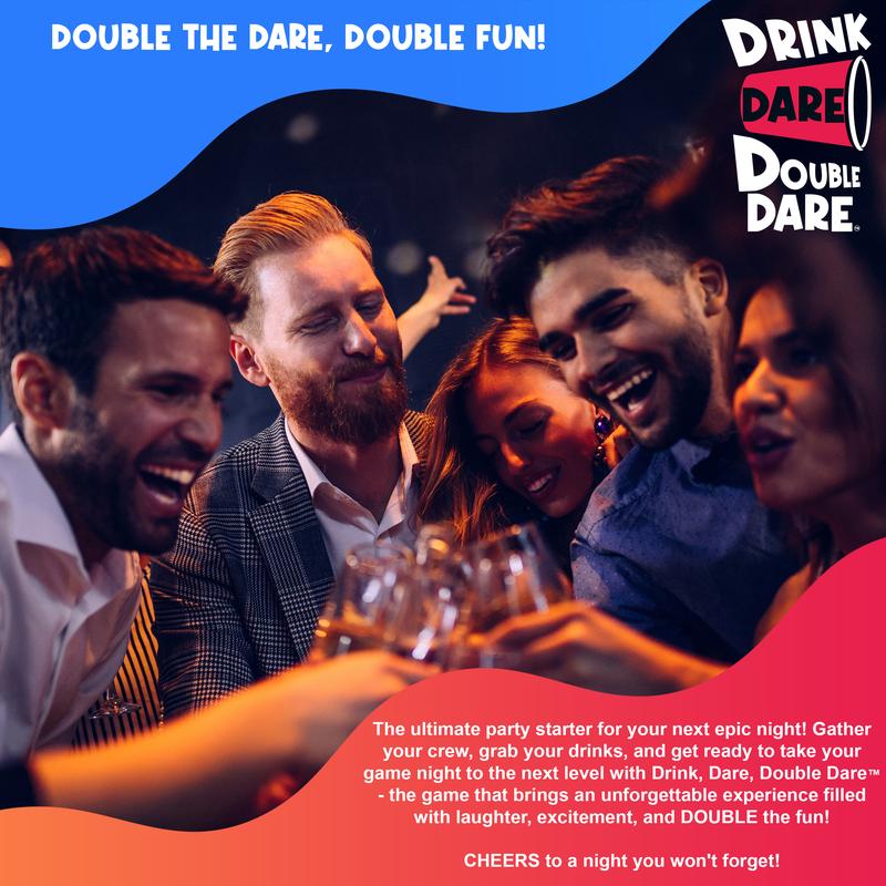 Sibling Solutions Drink, Dare, Double Dare (Naughty Expansion Pack) - The Ultimate Party and Family Games for Hilarious Antics, Daring Challenges & Double The Fun hilarious adult