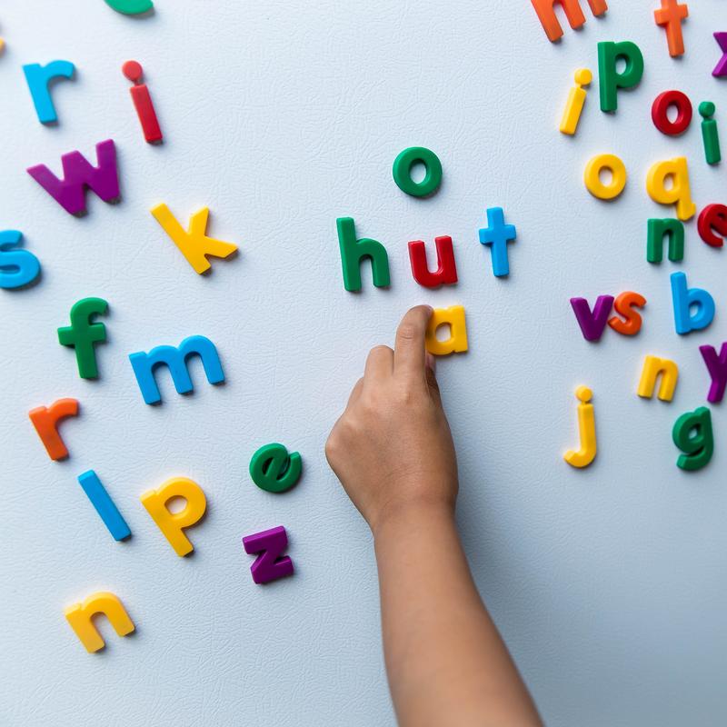 Educational Insights Multicolored Lowercase AlphaMagnets, Set of 42 Magnetic Letters, Alphabet Toy, Boys & Girls Ages 3+