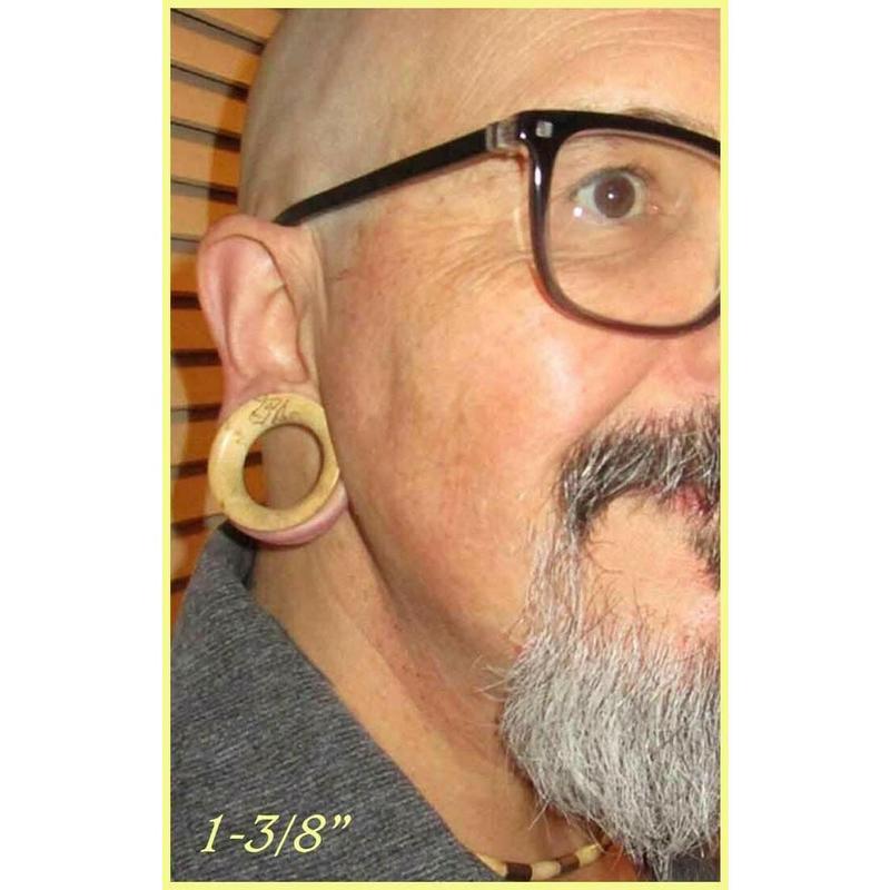 PAIR of Stunning Organic Tamarind Wood Tunnel Plugs - Gauges 0g (8mm) up to 2