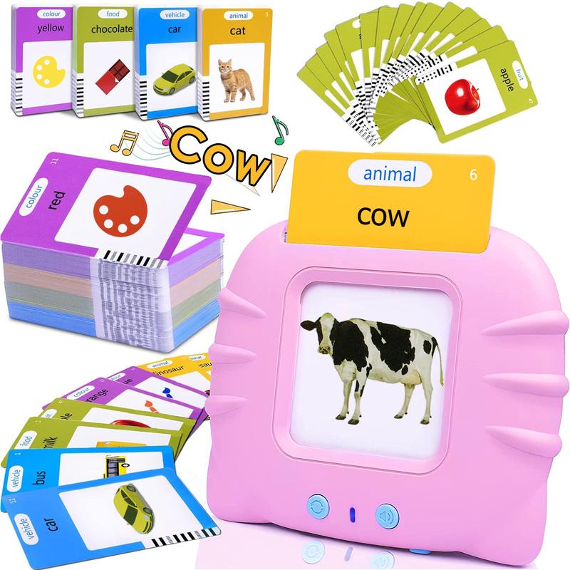 Talking Flash Cards with 224 Sight Words,Montessori Toys,Speech Training Sensory Toys,Learning Cards English Educational Learning Tools Christmas Gifts for Boys and Girls