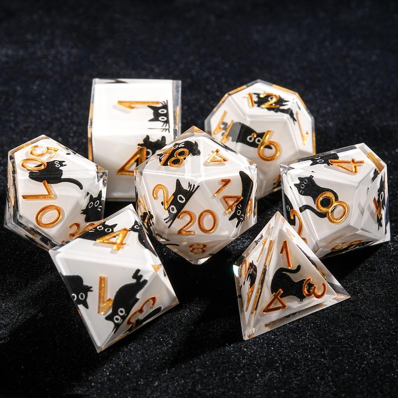 Exclusive design: Cat pattern dice to make your game more fun!