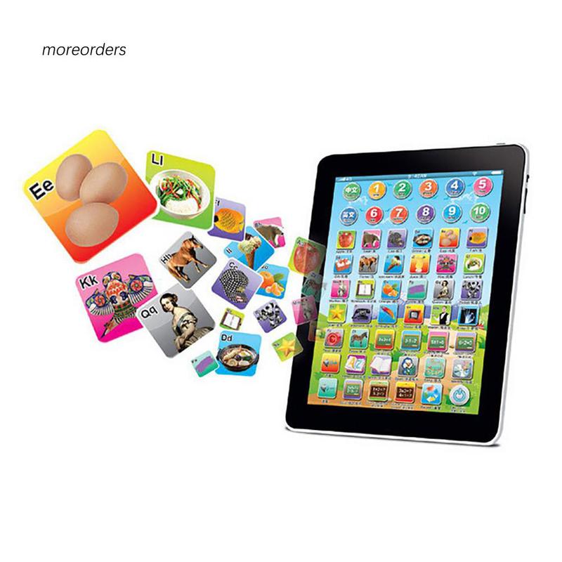 Summer Gift SKids Toys Early Learning Tablet Educational Multi-Function Toys Letter Words Number Learning Tablet