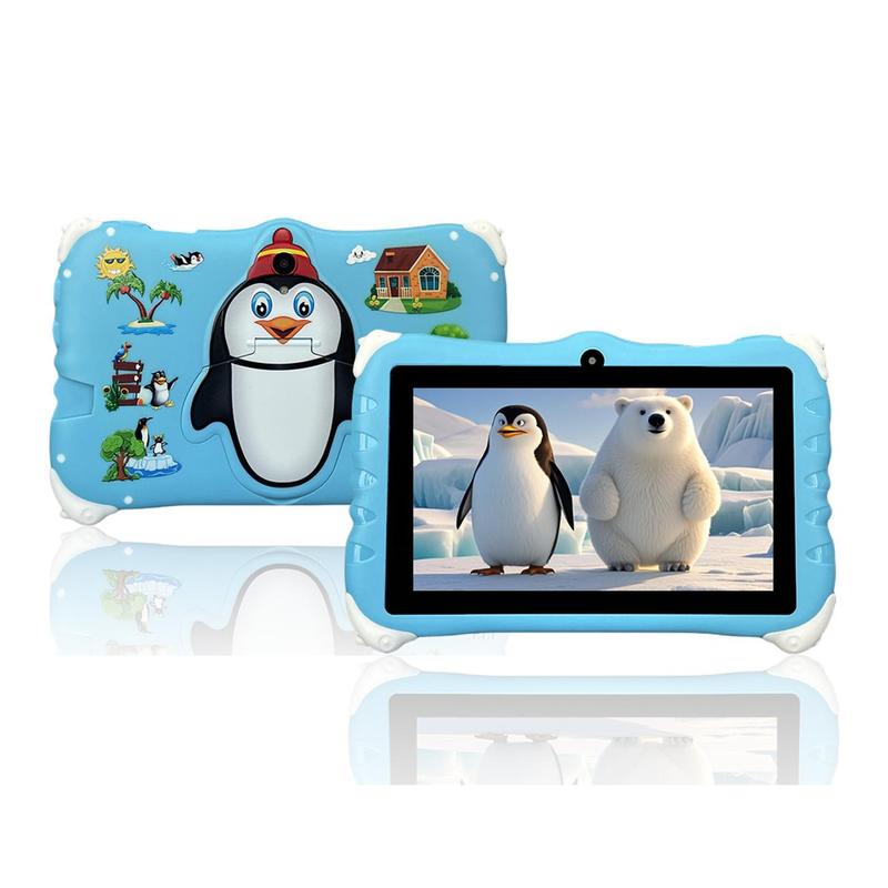 7 Inch Student Tablet, Cute Cartoon Design Tablet with Parental Control, Educational Tablet for Students, Idea Gift for Boys & Girls