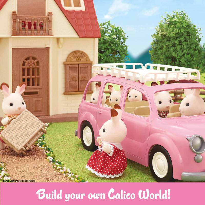 Calico Critters Family Picnic Van, Toy Vehicle for Dolls with Picnic Accessories