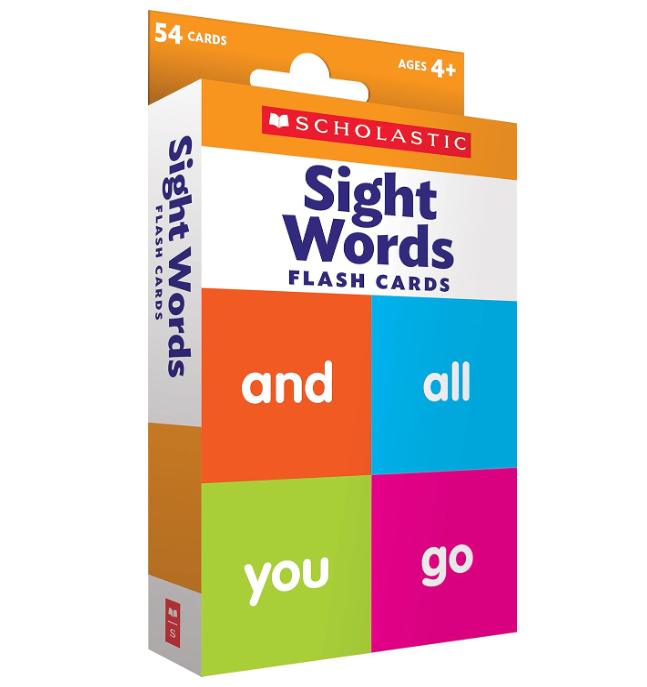 Flash Cards: Sight Words (50 sight word cards-4 activity cards)