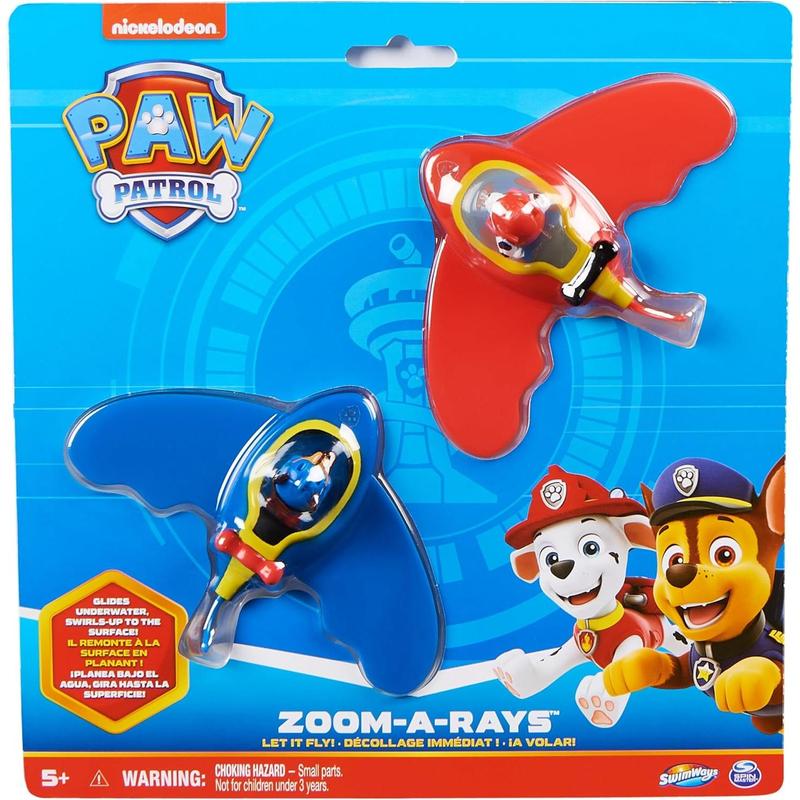 SwimWays Paw Patrol Zoom-A-Rays Water Toys, Kids Pool Toys & Diving Toys, Paw Patrol Toys for Kids Aged 5 & Up, 2-Pack