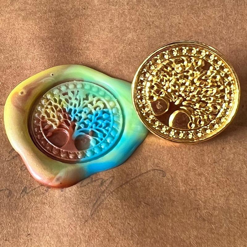 Creative Tree of Life Pattern Wax Seal Stamp Head, 1 Count DIY Decorative Stamp For Scrapbooking & Crafts, Scrapbooking & Stamping Accessories