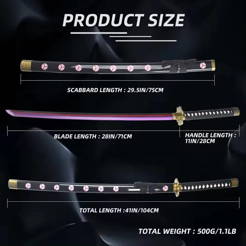 Zoro Katana LED, One Piece Inspired, Model Shusui, Anime-Inspired Prop