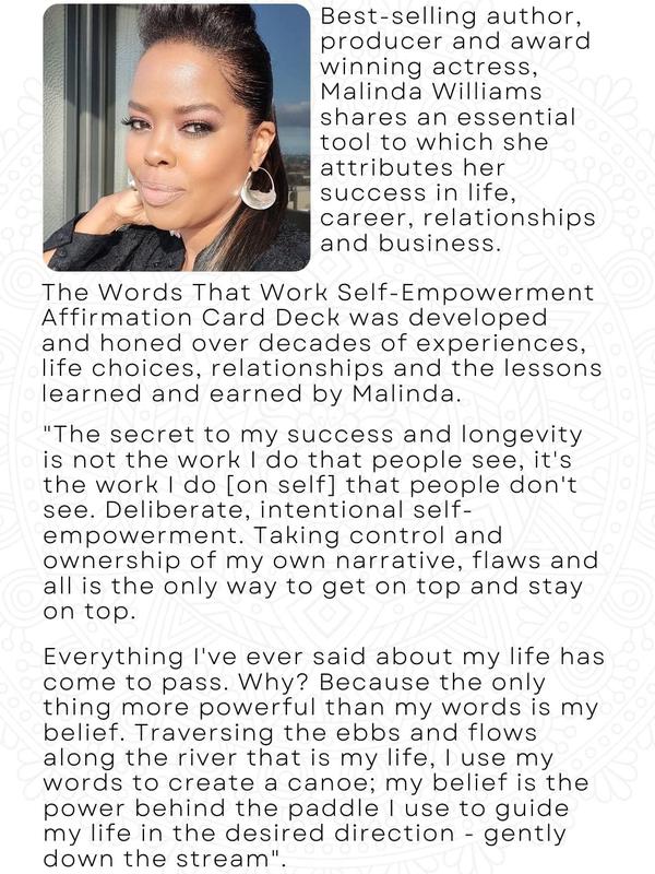 Words That Work: A Self-Empowerment Affirmation Card Deck