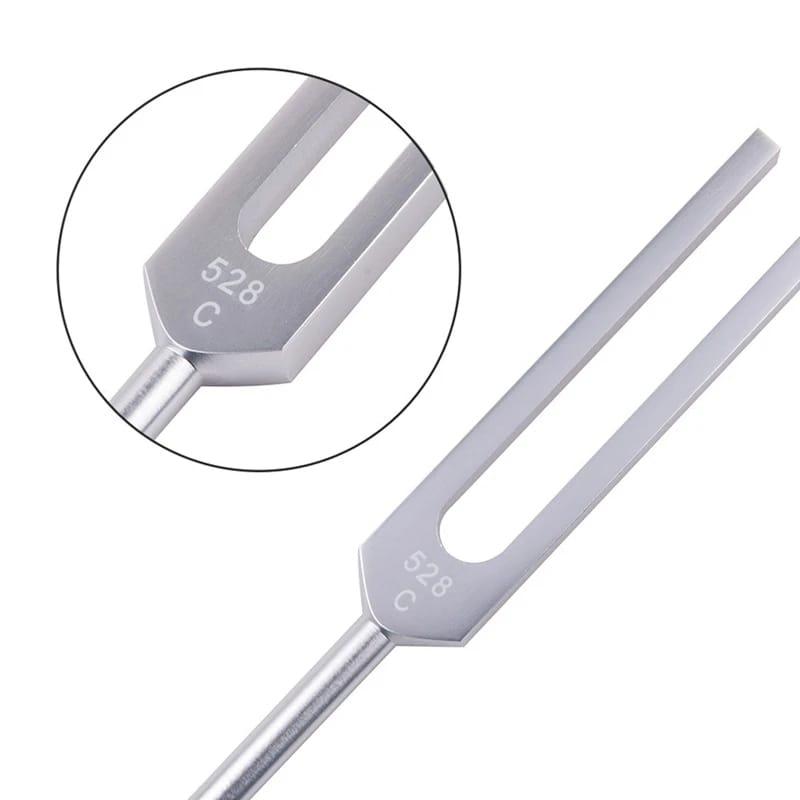 Tuning Fork 528 Hz Tuner with Mallet Set for DNA Repair Healing Nervous System Testing Tuning Fork Health Care Spiritual Accessories Bad Energy