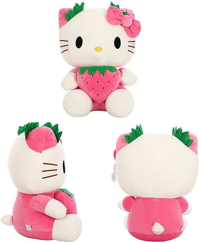 Kitty Plush Toys,Kawaii Cartoon Kitty Plush Doll Stuffed Animals Toy,Cute Kitty Cat Soft Plush Pillow Birthday Gifts for Girls