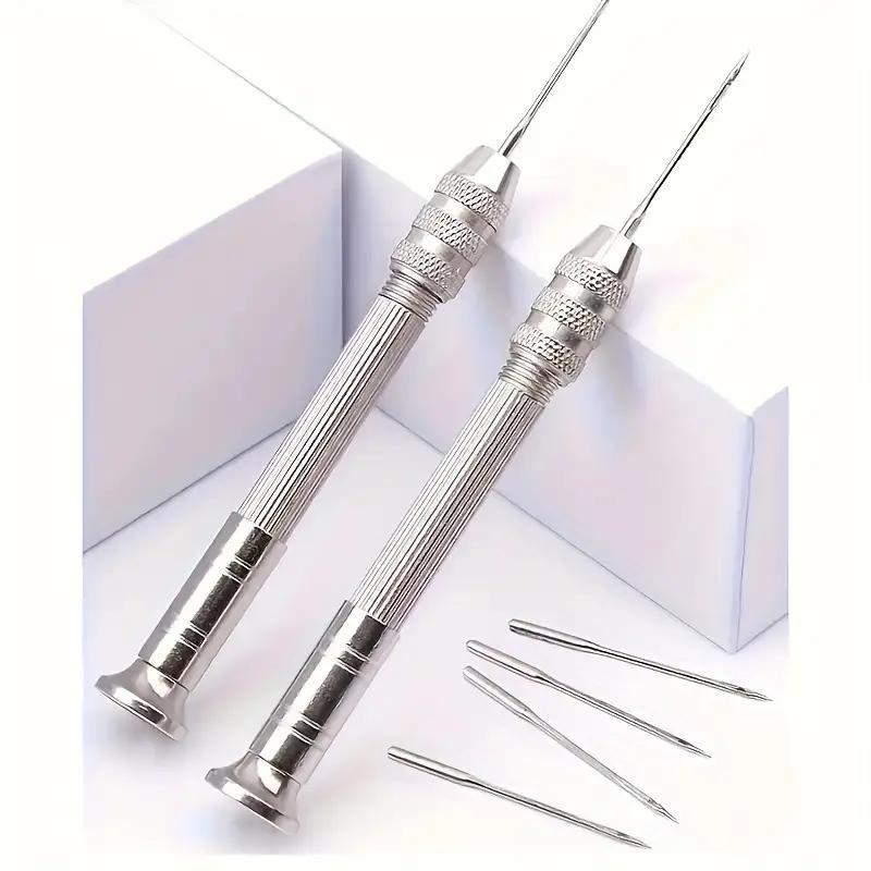 Creative Multi-function Awl Needle, 5 Counts set Punch Needle Tool Kit, Holiday Gifts for DIY Handmade Sole Crochet