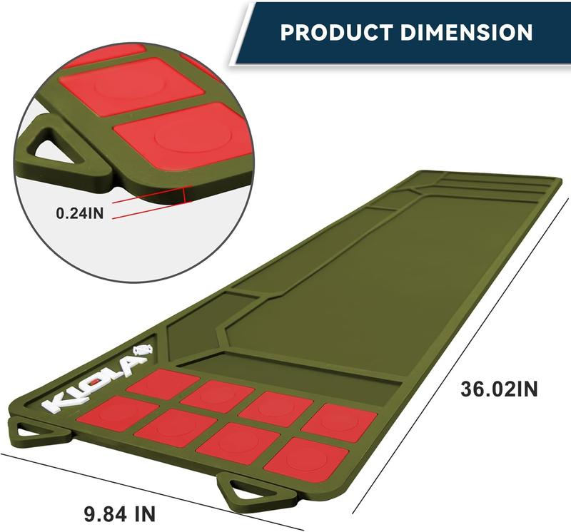 Gun Cleaning Mat, Pistol Maintenance Mat Anti-Slip Thick Rubber Rifle Shotgun Cleaning Mats Pad for All Guns