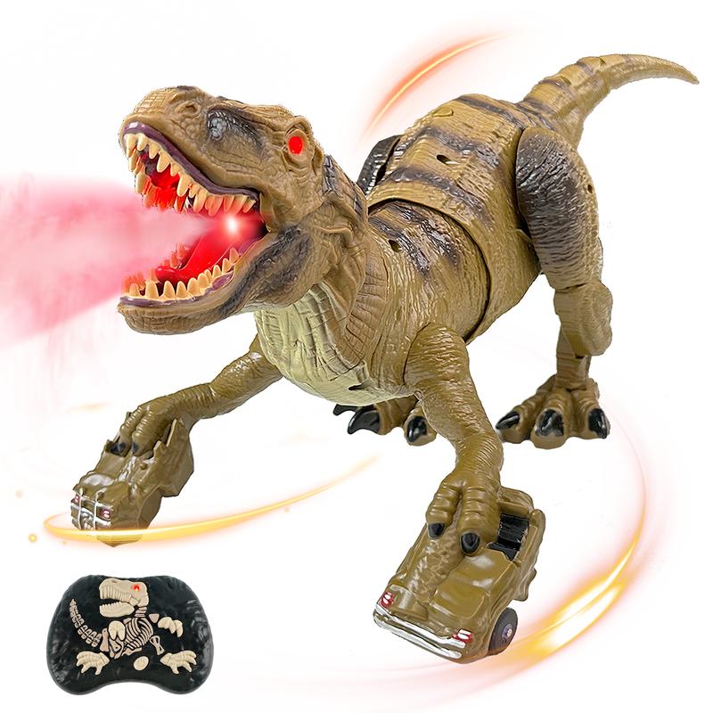 [Live only]Remote Control T-rex with big car wheels, best gift for boy and girl, birthday gift idea, Electric & remote control toy animals