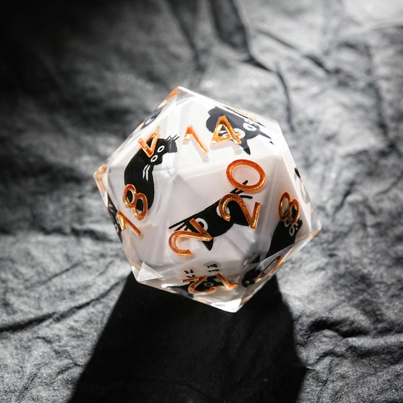 Exclusive design: Cat pattern dice to make your game more fun!