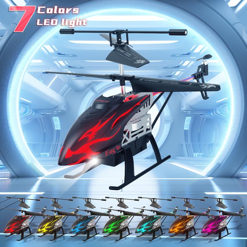 Kids remote control helicopter,30 minutes flight time,LED light effects,altitude hold,one-button takeoff landing function,perfect gift for boys girls