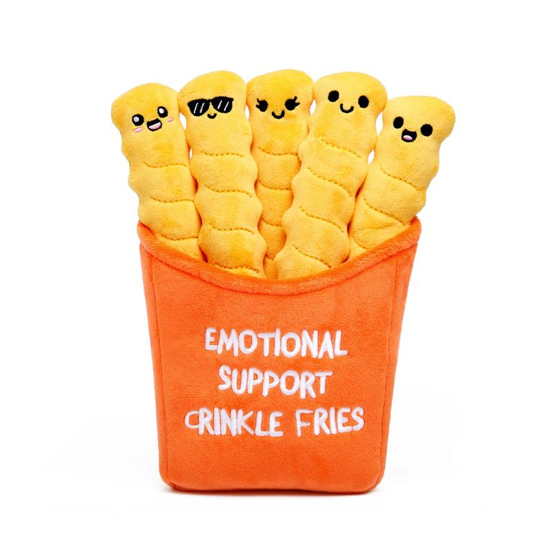 Emotional Support Crinkle Fries   Plush Fries by Emotional Support Plushies