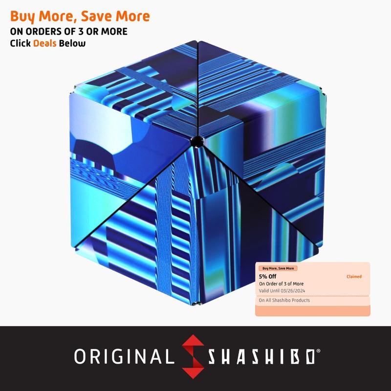 Art Worx Series - Shashibo Magnetic Puzzle Cubes