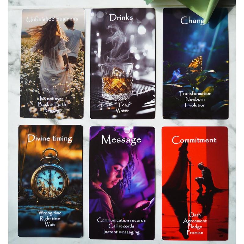 The Truth Oracle Cards Deck, Revealing The Truth of Life, Love, Past, Now, Future Oracle cards for beginner with meanging on them