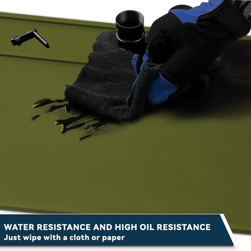 Gun Cleaning Mat, Pistol Maintenance Mat Anti-Slip Thick Rubber Rifle Shotgun Cleaning Mats Pad for All Guns