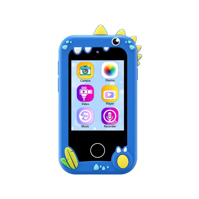 Toy Smartphone, Smart Phone Toys with Dual Camera, Phone Toys with Learning Games, Travel Toys with MP3 Music Player for Birthday Gifts, Birthday Gifts touch screen toy game phone