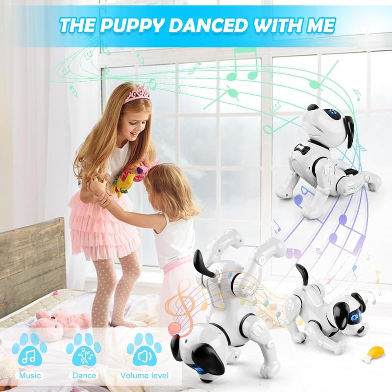 Remote Control Dog Toys for Kids, Robot Dogs That Acts Like a Real Dogs, RC Robot Dog Toys for Kids, Dancing Dog robottoys