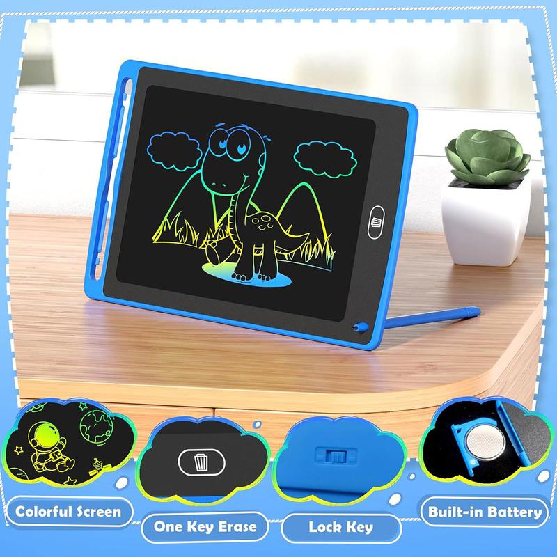 Aiqriwv LCD Writing Tablet for Kids, Drawing Pad writingtablet for Classroom, Preschool Writing Board learning machine for Girls and Boy, Toddler Doodle Board Toy for Halloween, Christmas Gifts