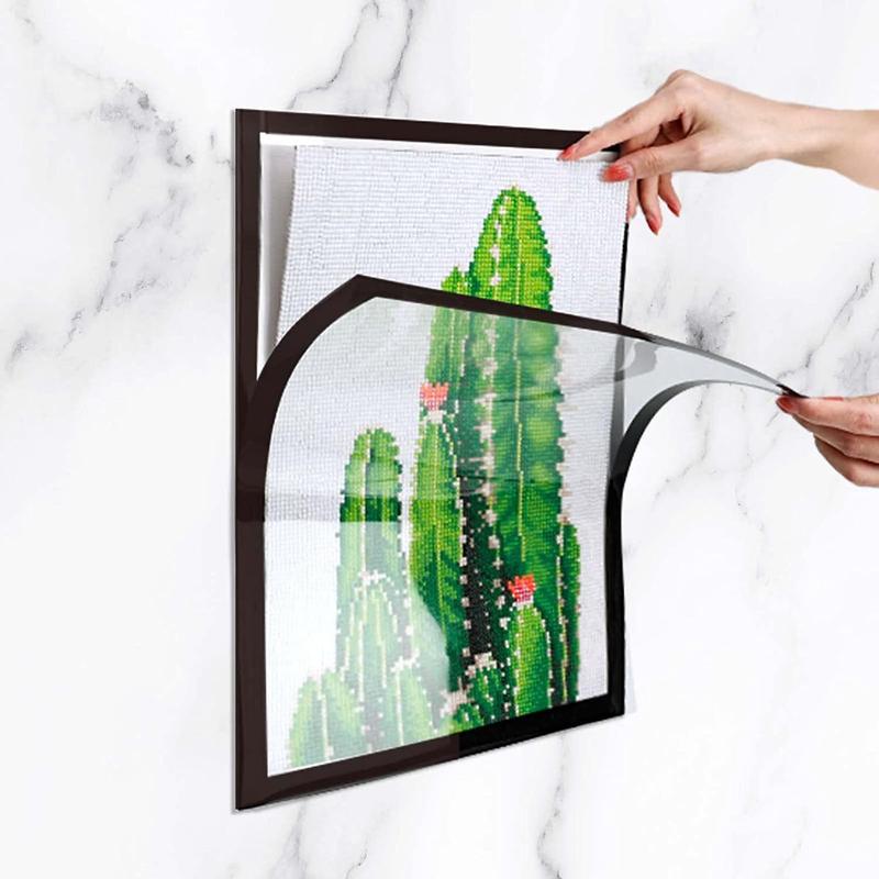 Diamond Art Painting Frame, 1 Count Magnetic Art Frame, Diamond Art Painting Accessory, DIY Diamond Art Painting Tool for Home Decor