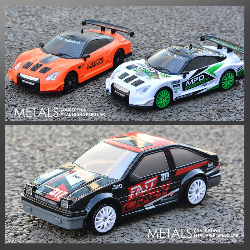 RC Drift Car Mini RC Drift Car for Adults 1:24 Remote Control High Speed Race Drifting Cars 2.4GHz 4WD Racing Hobby Toy Car with Headlight for Boys and Girls rcoffroad 4x4 cooltoys clearance items today 2024