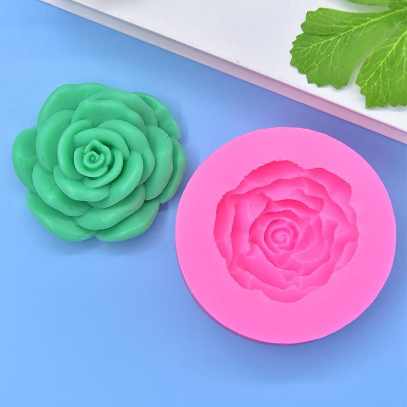 Rose Shaped Silicone Mold, DIY Rose Shaped Candle Mold, Silicone Rose Mold For DIY Candle Making