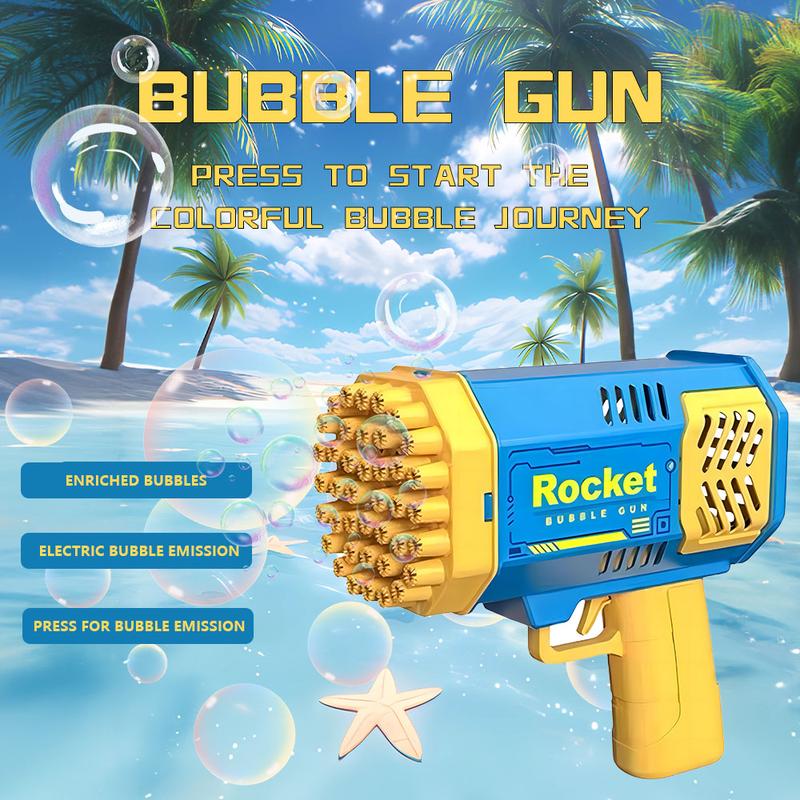 Bubble gun for kids Toddler with bubble liquid, Summer toys for boys and girls 3-8 years