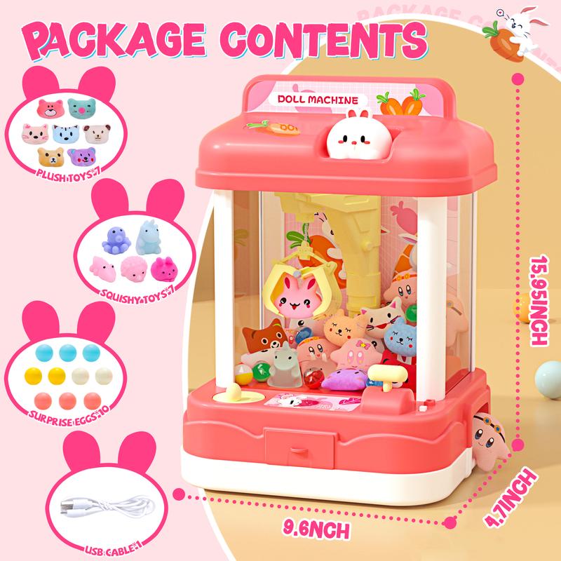 Mini Claw Machine, Claw Machine Mini Vending Machine, Toy Claw Machine, Claw Machine for Adults,Candy Claw Machine Birthday Gifts Mini Vending Machine