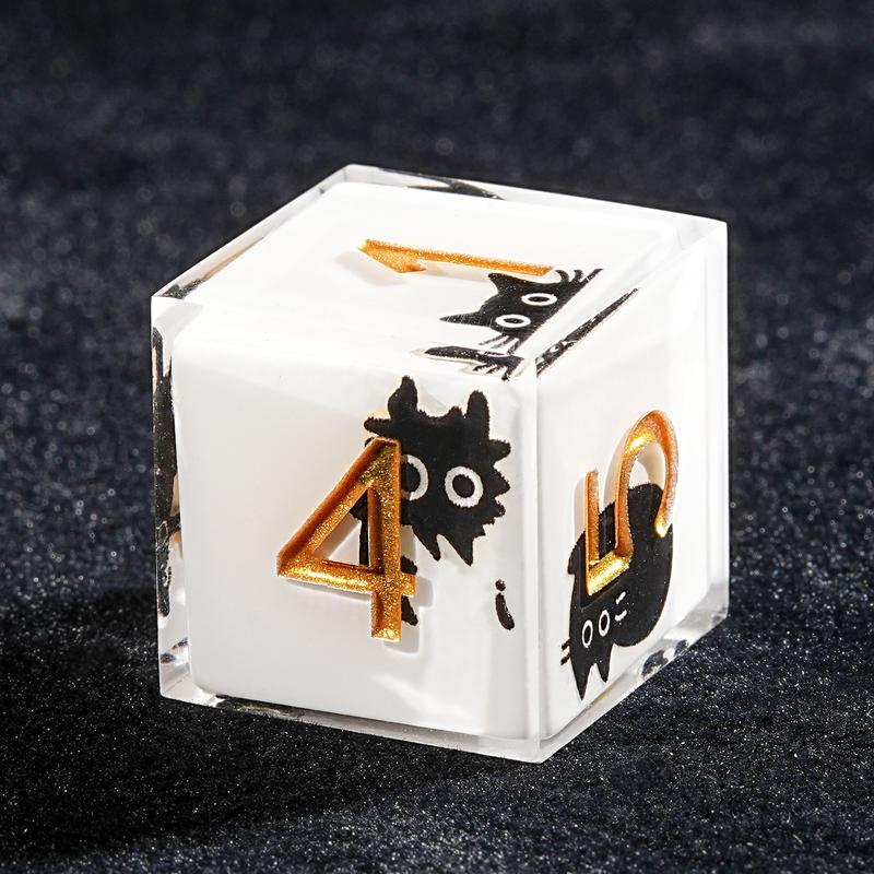 Exclusive design: Cat pattern dice to make your game more fun!