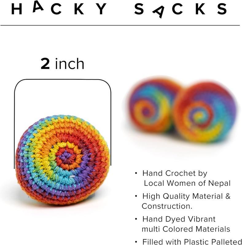 Hacky Sack Hand Crochet - Pack of 3