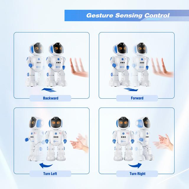 Contixo Remote Control Robot for Kids - Singing Dancing Programmable RC Toy Age 6-12 Gesture Sensing remote control