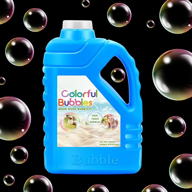 Christmas 2024 Gifts for Kids Zerhunt Bubble Solution Refill 33.8 OZ: Bubble Concentrate Solution for Bubble Machine| Bubble Solution Refill for Giant Bubble Wand, Bubble Gun Blower, Birthday Party Concentrated Bubble