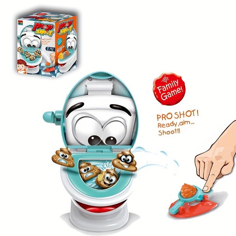 Interactive Poop Shooting Game Set For Ages 3-6 and Family Fun Plastic Poop Launcher Toy Fun Playground Game, Ideal for Holiday Gifts. christmas  miniatures