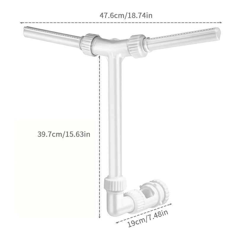 Double Head Pool Fountain, Swimming Pool Fountain, Waterfall Fountain for Swimming Pool, Outdoor Pool Accessories, Pool Supplies, Back To School Supplies