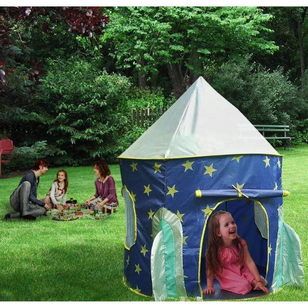 Pop Up Kids Play Tent | includes Star Lights & Carrying Case |, Children Indoor Castle Playhouse